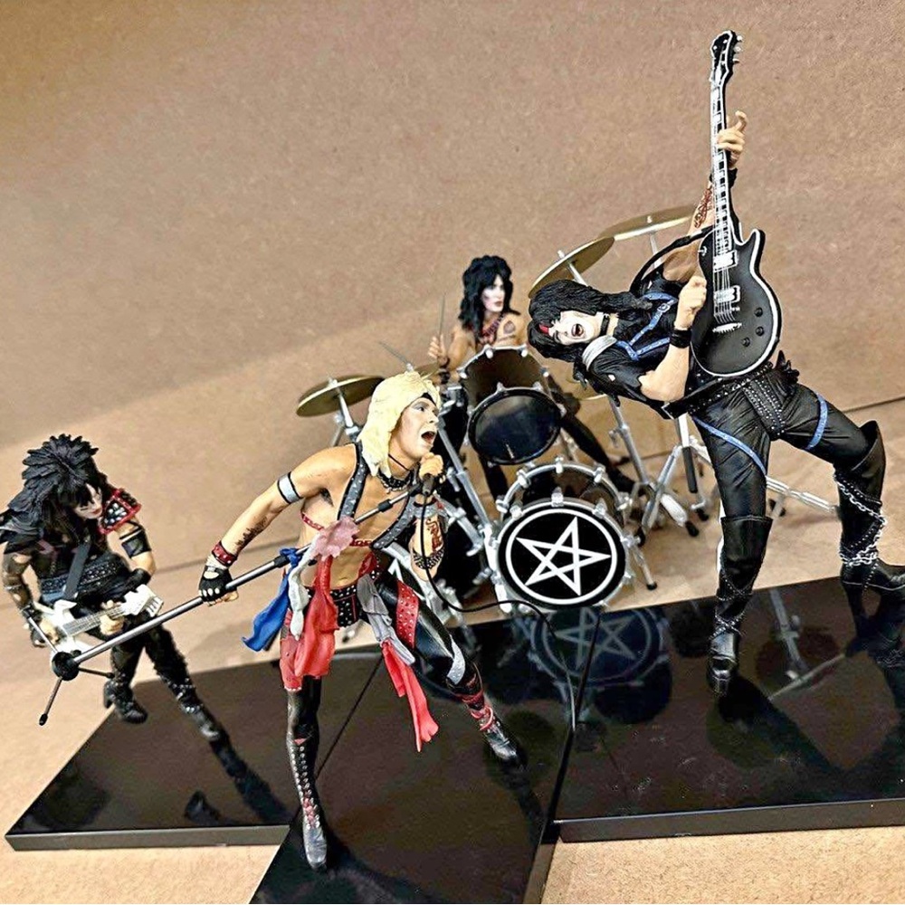 Discontinued 2005 Mötley Crüe Shout at the Devil Figurine Set – Complete